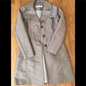 Kenneth Cole Sateen trench coat